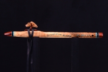 Myrtle Burl Native American Flute, Minor, Mid A-4, #H38C